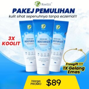 3x KOOLIT + 1x RANTAI EMAS